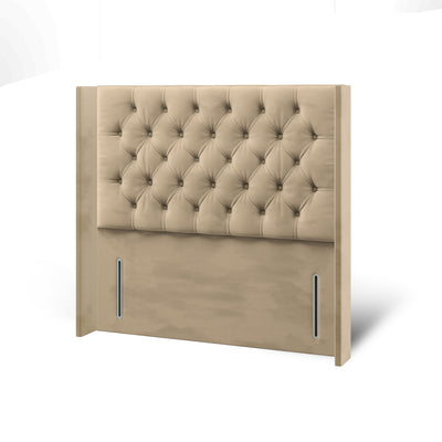 Fabric Upholstered Straight Wing Headboard