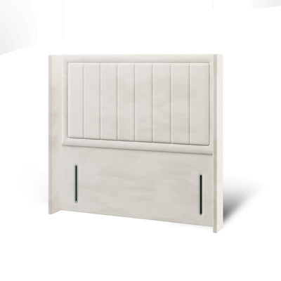 Fabric Upholstered Straight Wing Headboard