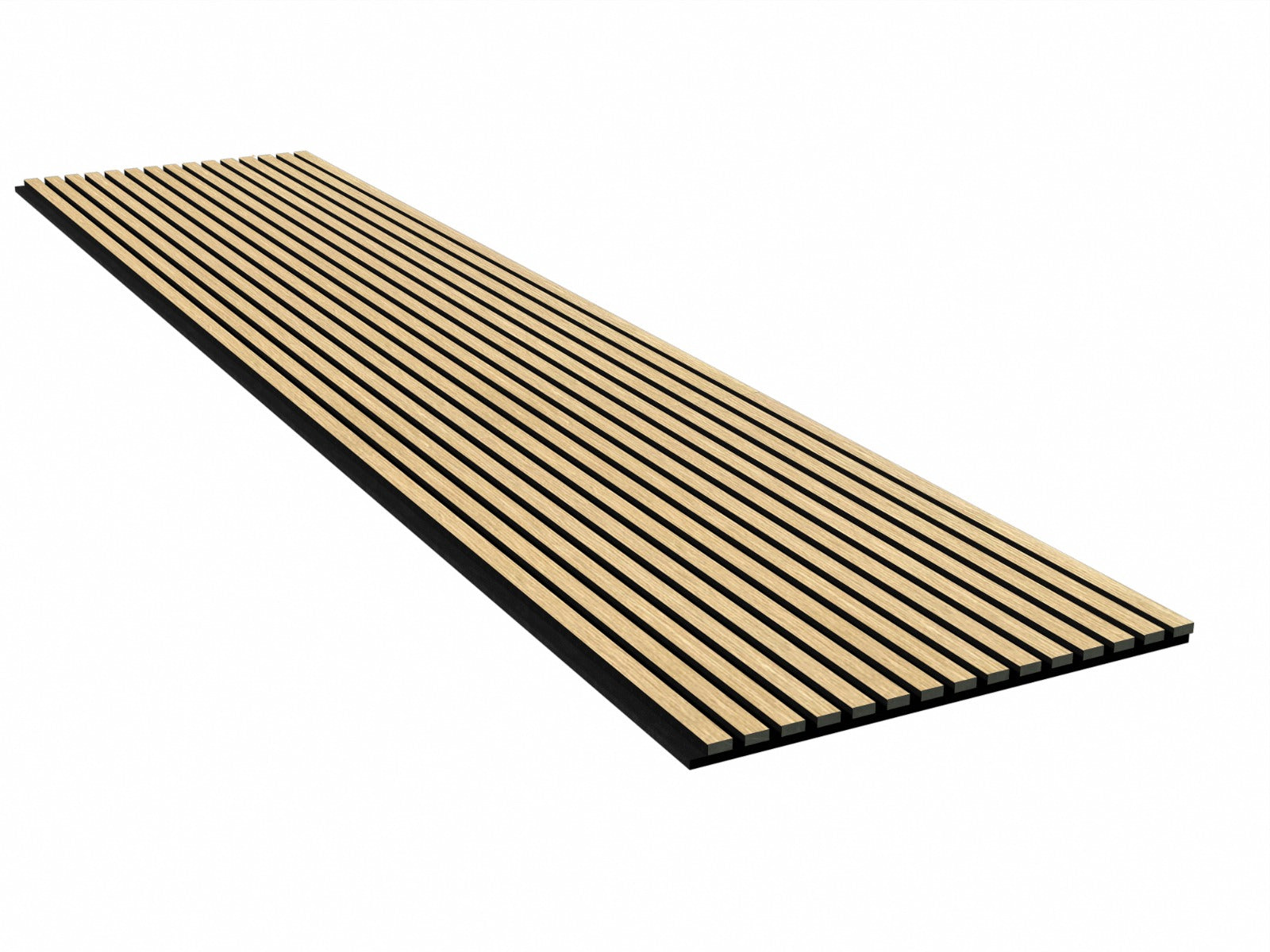 Oak Wooden Slatted Acoustic Wall Panel – Divans and Ottomans